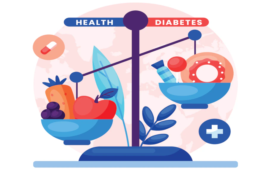 مدیریت دیابت با رژیم غذایی گیاهی
