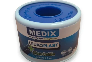 چسب لکوپلاست حاوی زینک اکساید MEDIX