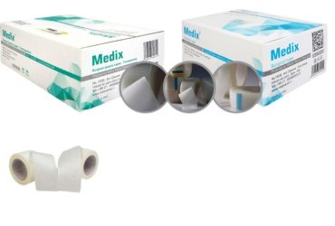 چسب ضد حساسیت کاغذی مدیکس 2.5cm×9m|بسته 12 عددی