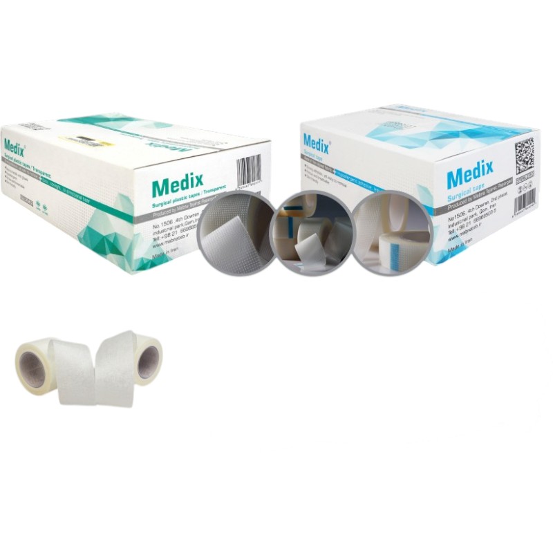 چسب ضد حساسیت کاغذی مدیکس 2.5cm×9m|بسته 12 عددی