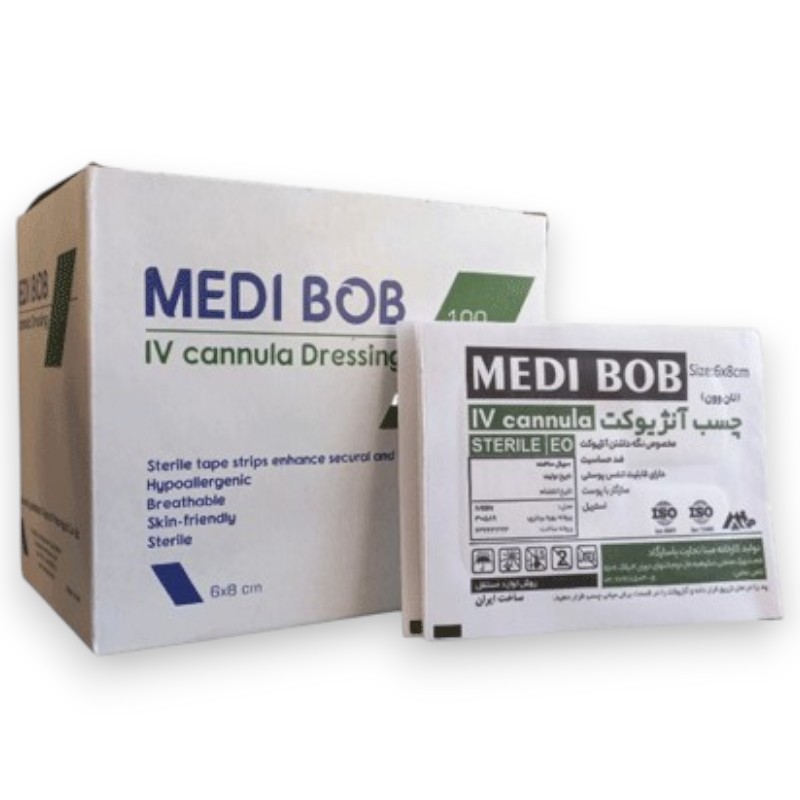 چسب آنژیوکت مدی باب بسته 100 عددی