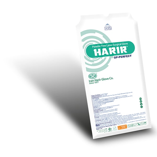 دستکش جراحی بدون پودر حریر